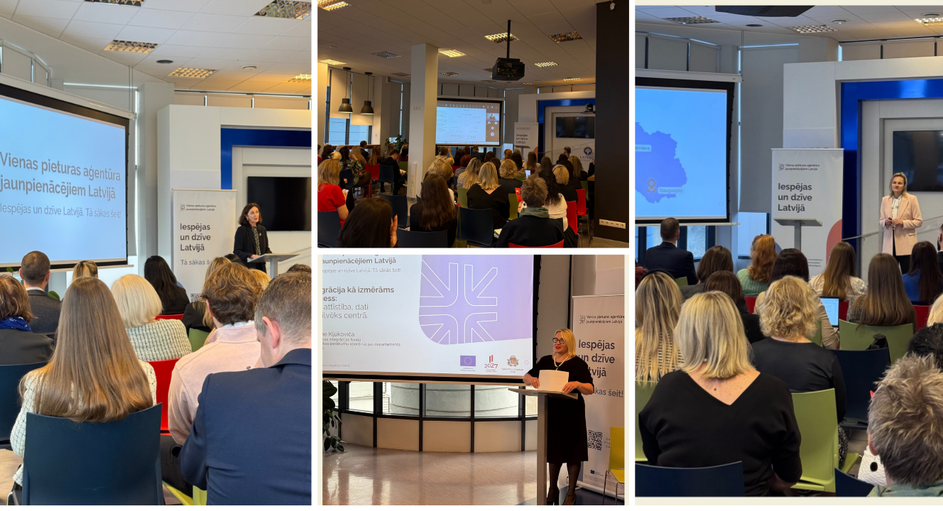 Ceļš no atbalsta uz piederību: Vienas pieturas aģentūras jaunpienācējiem Latvijā stāsts